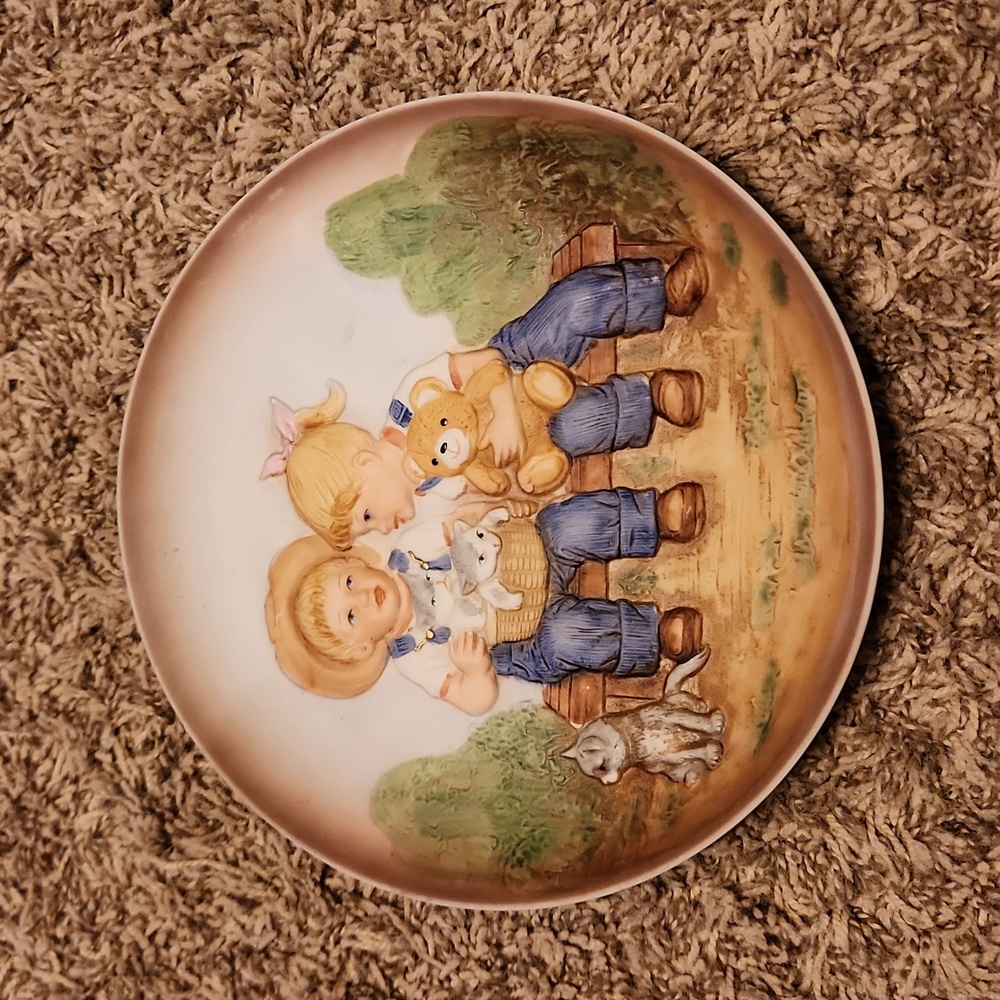 Vintage Denim Days by HomeCo 1985 Plate